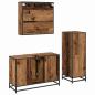 Preview: Badezimmermöbel Set 3 pcs Altholz 90 x 33 x 60 cm Holzwerkstoff