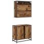 Preview: Badezimmermöbel Set 2 pcs Altholz 65 x 33 x 60 cm Holzwerkstoff