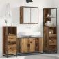 Preview: ARDEBO.de - Badezimmermöbel Set 4 pcs Altholz 90 x 33 x 60 cm Holzwerkstoff