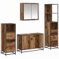 Preview: Badezimmermöbel Set 4 pcs Altholz 90 x 33 x 60 cm Holzwerkstoff