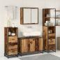 Preview: Badezimmermöbel Set 4 pcs Altholz 90 x 33 x 60 cm Holzwerkstoff