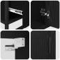 Preview: Badezimmermöbel Set 3 pcs Schwarz Eichen-Optik 80 x 33 x 60 cm