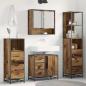 Preview: ARDEBO.de - Badezimmermöbel Set 4 pcs Altholz 65 x 33 x 60 cm Holzwerkstoff