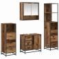 Preview: Badezimmermöbel Set 4 pcs Altholz 65 x 33 x 60 cm Holzwerkstoff