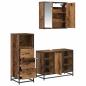 Preview: Badezimmermöbel Set 3 pcs Altholz 80 x 33 x 60 cm Holzwerkstoff