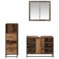 Preview: Badezimmermöbel Set 3 pcs Altholz 80 x 33 x 60 cm Holzwerkstoff
