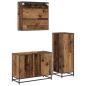 Preview: Badezimmermöbel Set 3 pcs Altholz 80 x 33 x 60 cm Holzwerkstoff