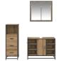 Preview: Badezimmermöbel Set mit Tür 3 pcs Artisan-Eiche 80 x 33 x 60 cm