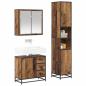 Preview: Badezimmermöbel Set 3 pcs Altholz 65 x 33 x 60 cm Holzwerkstoff