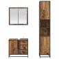 Preview: Badezimmermöbel Set 3 pcs Altholz 65 x 33 x 60 cm Holzwerkstoff