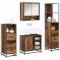 Preview: Badezimmermöbel Set 4 pcs Altholz 65 x 33 x 60 cm Holzwerkstoff