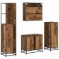 Preview: Badezimmermöbel Set 4 pcs Altholz 65 x 33 x 60 cm Holzwerkstoff