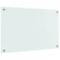 Preview: Küchenrückwand Weiß 80 x 50 x 0.8 cm Gehärtetes Glas