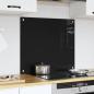 Preview: Küchenrückwand Schwarz 70 x 60 x 0.8 cm Gehärtetes Glas