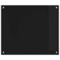 Preview: Küchenrückwand Schwarz 70 x 60 x 0.8 cm Gehärtetes Glas