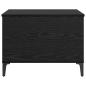 Preview: Couchtisch Schwarz Eichen-Optik 60 x 44.5 x 45 cm Holzwerkstoff