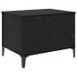 Preview: Couchtisch Schwarz Eichen-Optik 60 x 44.5 x 45 cm Holzwerkstoff