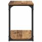 Preview: Beistelltisch mit Regal Altholz 50 x 35 x 52 cm Holzwerkstoff