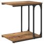 Preview: Beistelltisch mit Regal Altholz 50 x 35 x 52 cm Holzwerkstoff