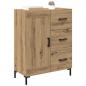 Preview: Sideboard Artisan-Eiche 69.5 x 34 x 90 cm Holzwerkstoff