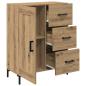 Preview: Sideboard Artisan-Eiche 69.5 x 34 x 90 cm Holzwerkstoff