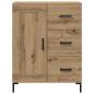Preview: Sideboard Artisan-Eiche 69.5 x 34 x 90 cm Holzwerkstoff