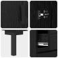 Preview: Sideboard Schwarz Eichen-Optik 69.5 x 34 x 90 cm Holzwerkstoff