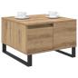 Preview: Couchtisch Artisan-Eiche 55 x 55 x 36,5 cm Holzwerkstoff