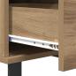 Preview: Couchtisch Artisan-Eiche 55 x 55 x 36,5 cm Holzwerkstoff