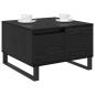 Preview: Couchtisch Schwarz Eichen-Optik 55 x 55 x 36,5 cm Holzwerkstoff