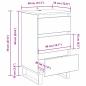 Preview: Sideboard mit Schubladen Schwarz Eichen-Optik Holzwerkstoff