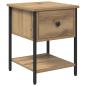 Preview: Nachttisch 2 pcs Artisan-Eiche 34 x 35,5 x 45 cm Holzwerkstoff