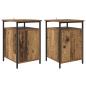 Preview: Nachttisch 2 pcs Altholz 40 x 42 x 60cm Holzwerkstoff