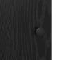 Preview: Nachttisch 2 pcs Schwarz Eichen-Optik 40 x 42 x 60cm