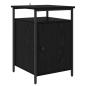Preview: Nachttisch 2 pcs Schwarz Eichen-Optik 40 x 42 x 60cm