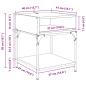 Preview: Nachttisch Artisan-Eiche 40 x 40 x 50 cm Holzwerkstoff