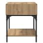 Preview: Nachttisch Artisan-Eiche 40 x 40 x 50 cm Holzwerkstoff