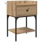 Preview: Nachttisch 2 pcs Artisan-Eiche 40 x 29 x 60 cm Holzwerkstoff