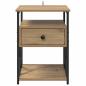 Preview: Nachttisch Artisan-Eiche 40 x 42 x 55 cm Holzwerkstoff