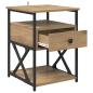 Preview: Nachttisch 2 pcs Artisan-Eiche 40 x 42 x 55 cm Holzwerkstoff