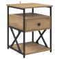 Preview: Nachttisch 2 pcs Artisan-Eiche 40 x 42 x 55 cm Holzwerkstoff