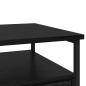 Preview: Nachttisch 2 pcs Schwarz Eichen-Optik 40 x 42 x 55 cm