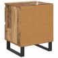 Preview: Nachttisch mit Schubladen Altholz 40 x 35 x 50 cm Holzwerkstoff