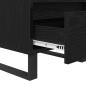 Preview: Nachttisch 2 pcs Schwarz Eichen-Optik 40 x 35 x 50 cm