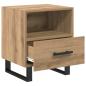 Preview: Nachttisch 2 pcs Artisan-Eiche 40 x 35 x 47,5 cm Holzwerkstoff