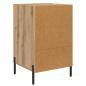 Preview: Nachttisch Artisan-Eiche 40 x 40 x 66 cm Holzwerkstoff