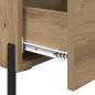 Preview: Nachttisch Artisan-Eiche 40 x 40 x 66 cm Holzwerkstoff