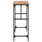Preview: Konsolentisch Artisan-Eiche 75 x 32 x 75 cm Holzwerkstoff