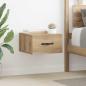 Preview: ARDEBO.de - Nachttisch 2 pcs Artisan-Eiche 35 x 35 x 20 cm Holzwerkstoff