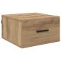 Preview: Nachttisch Artisan-Eiche 35 x 35 x 20 cm Holzwerkstoff
